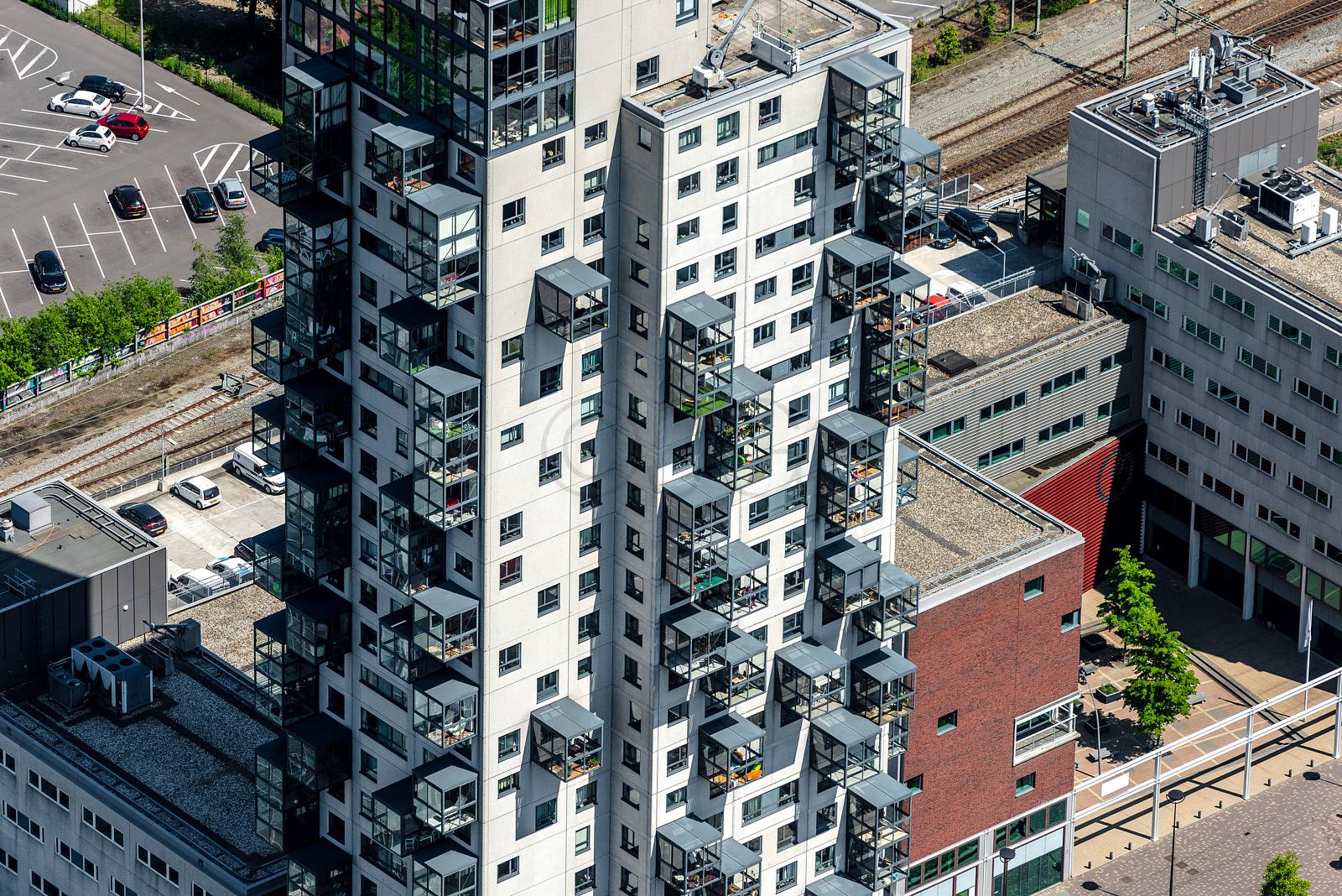 De StadsHeer (VvE) in Tilburg - woontoren met glasverzekering van Midglas